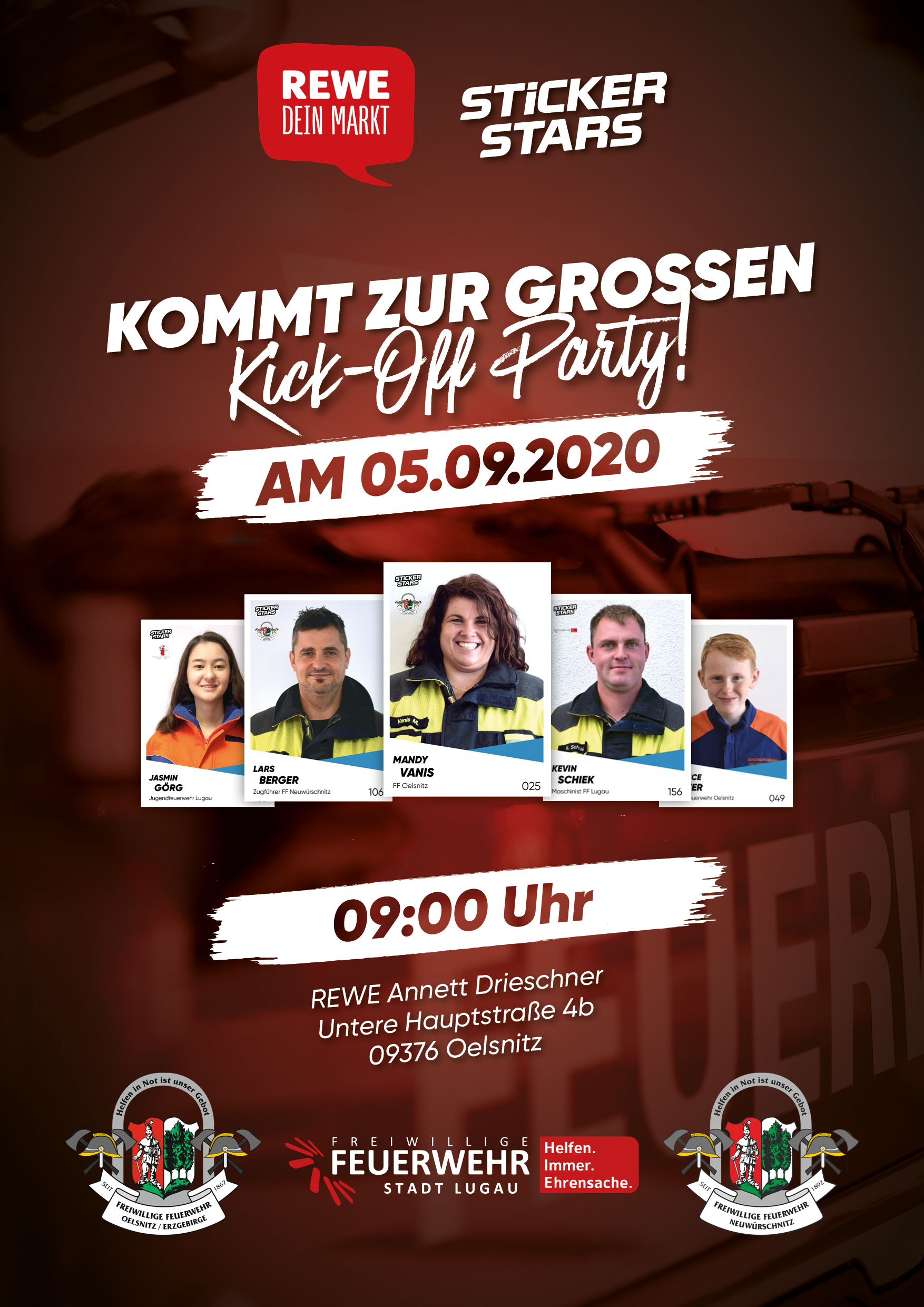 Unsere Kameradinnen Und Kameraden Als Sticker-Stars! - FFOELSNITZ.DE